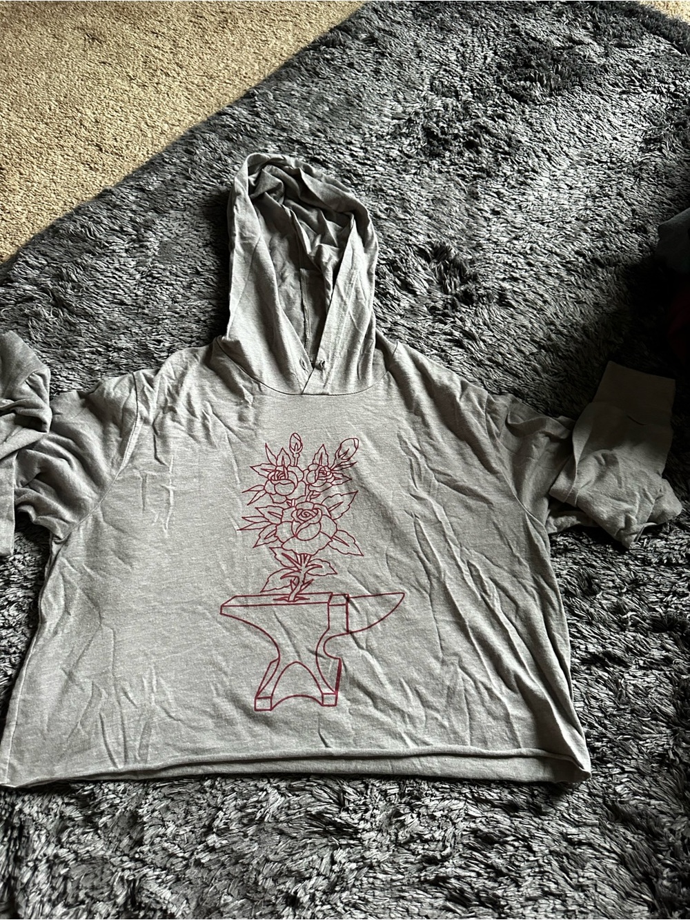DNDL Semi Cropped Hoodie